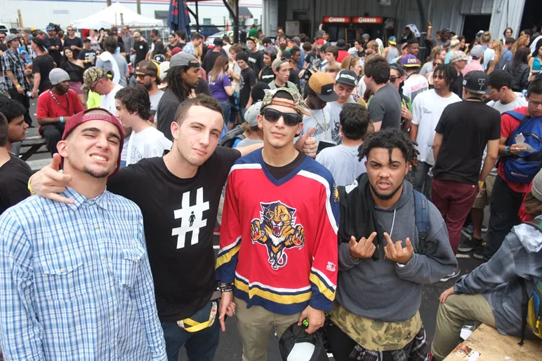 This crew is up here from Miami.<!-- Tampa Pro 2013 Skateboarding and the After-Party -->