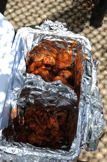BBQ chicken came from the grill all weekend, too.<!-- Damn Am Atlanta 2013 Presented by DVS -->