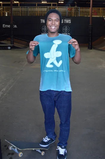 James Cobb was out too. You'll see more of James behind the counters at SPoT soon.<!-- Andrew Reynolds at SPoT for the Lakeland Skatepark Grand Opening -->