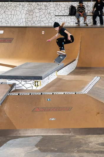 Shiloh was throwing kickflip front 50s ALL DAY

<!--schoolsoutjam22-->