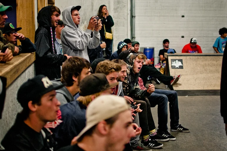 <!-- damnamfamilia14saturday -->

This is a photo of Tanner VanVark doing a back 180 switch 5-0 down the handrail, I was just turned the wrong way.