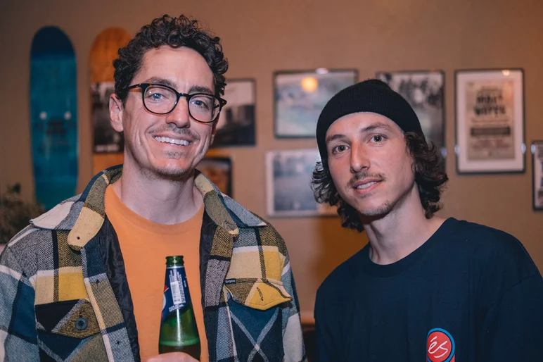 <!--pro19sunchill-->

Tom Asta was here ripping all weekend. That's NHS videographer Joe Perrin with him.