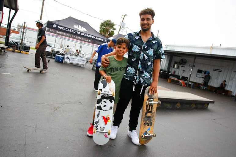 <!--soj17-->

Josue Cuervo and his older brother having fun for his first contest!
