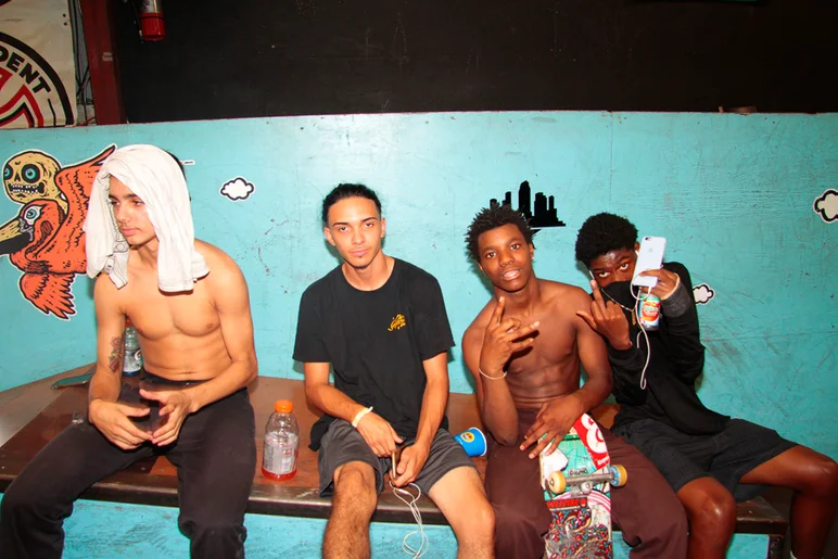 <!--andalewheelie-->

 Alejandro Burnell, Justin Zaragoza, and Chuckie Wooder; the young rippers here in Tampa.