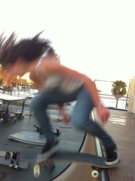 Alex B drops in on the U. The iPhone makes artsy