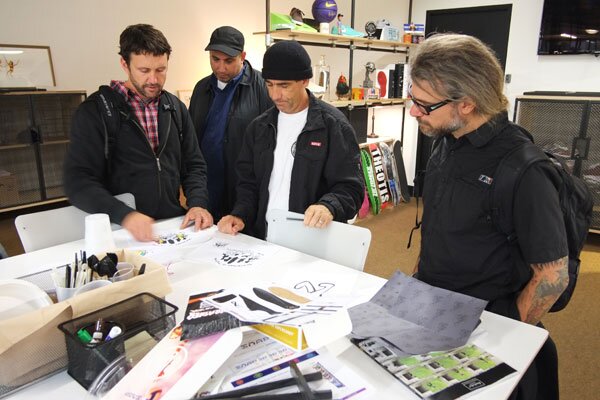 Brian Schaefer, Nick Halkias, Lance Mountain