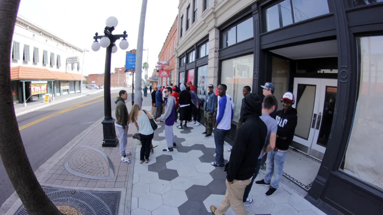 <!-- Black Friday 2013 -->

SPoT Ybor opened at noon and had its own line of people ready to take advantage of the sale.