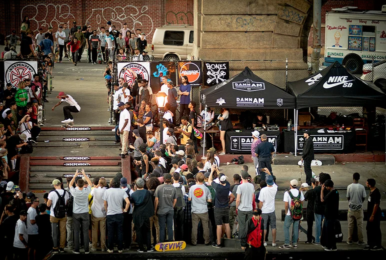 <!--danyc16finals-->

WARNING: Double-Set Spoiler Alert!  I’m jumping ahead here a bit, but Dashawn did quite a few tricks down the double for the Independent Best Trick so I gotta spread em apart a bit here. Here’s the Switch Flip.
