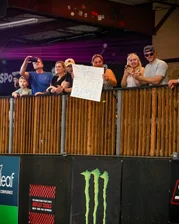 The crowd brought so