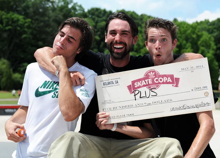 <!--Copa2014-->

I think the Plus team had a great time, and it looks like they're pretty psyched to take home the second place money. Nothing beats skating with your friends.









