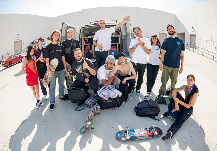 <!--dala18practice-->

The NHS Fun Factory bus closes out the day with a classic tailgate out back. Stay tuned tomorrow for Qualifiers and Best Trick Mayhem!
