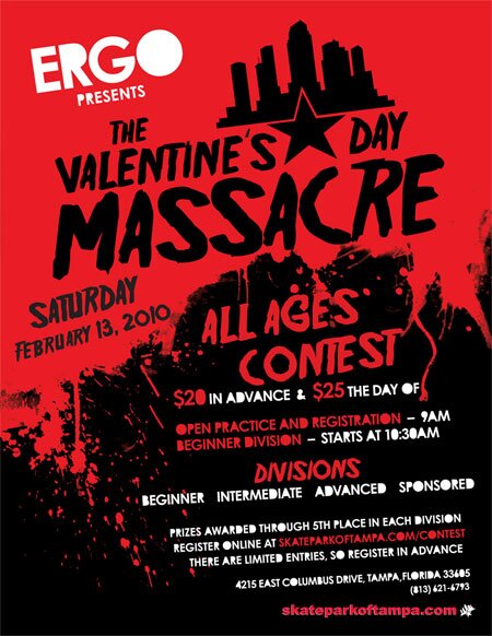 Valentine’s Day Massacre Skateboarding Contest