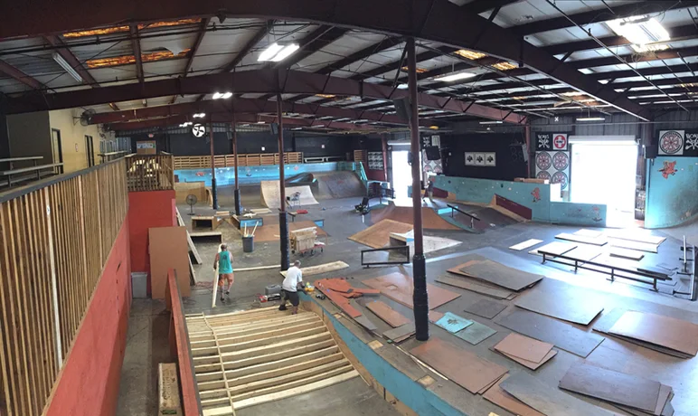 <!--NEWCOURSE16-->

This part of the process is pretty standard: DESTROY EVERYTHING. Nah, we're just ripping out sections to make way for new terrain.