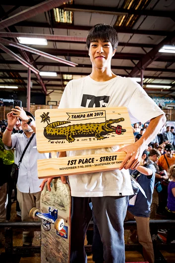 <!--am19finals-->

The new Heelflip King and Tampa Am 2019 1st place Winner, Kairi Netsuke!!


