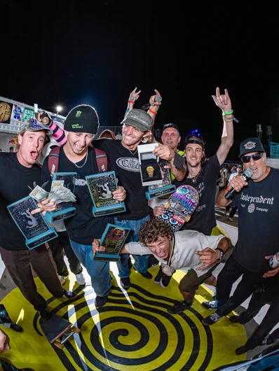 Liam Pace, Jake Yanko, Kieran Woolley, Dalton Dern, Jaime Mateu fill the podium