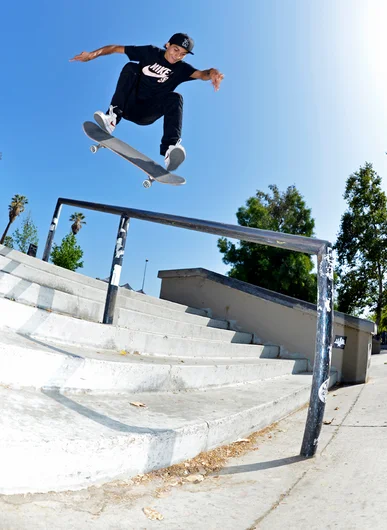 <!--dala153-->

Oscar Meza puttin’ it down on his home turf of Los Angeles with plenty of moves like this Kickflip Crook getting him in at 8th place.