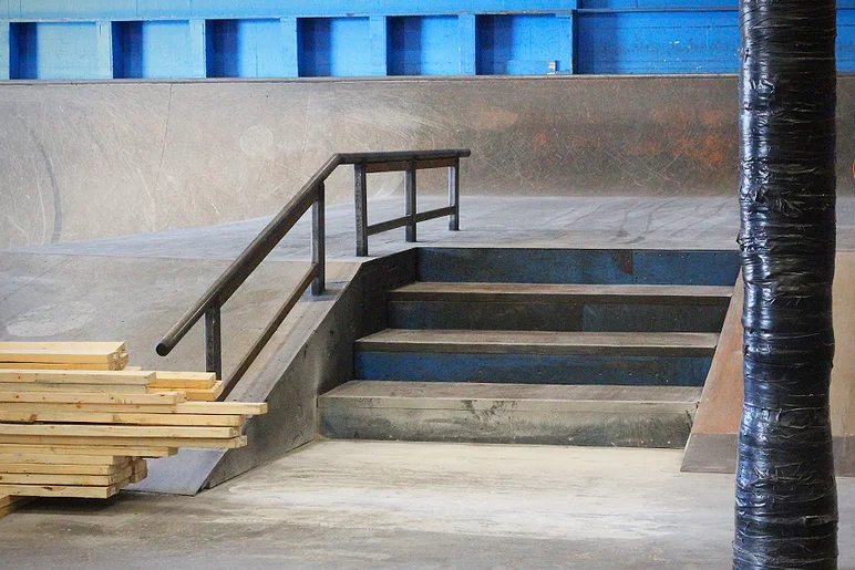 <!--coursedemo17-->
We got a lot of requests to bring the stairs back this year, so the water gap is 86'ed to make way for a four block.