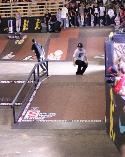 Adriano Lachovski - frontside flip the rail to flat.<!-- Luke McKaye Tampa Am 2012 Photos -->