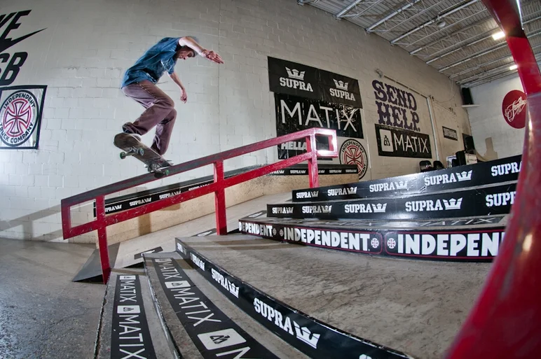 <!-- damnamfamilia14friday -->

This back 180 nose grind was so easy for Henry Gartland that I had to shoot it a few times just to get the perfect lock in.