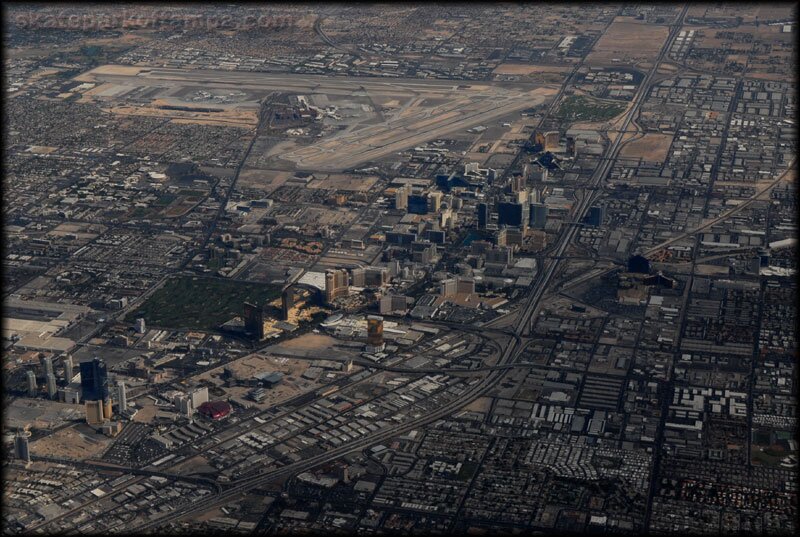 The Las Vegas Strip from the air