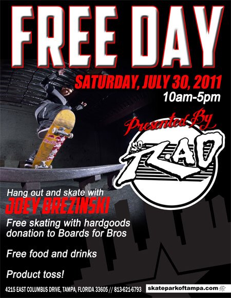 Free Day Presented by So Rad with Joey Brezinski