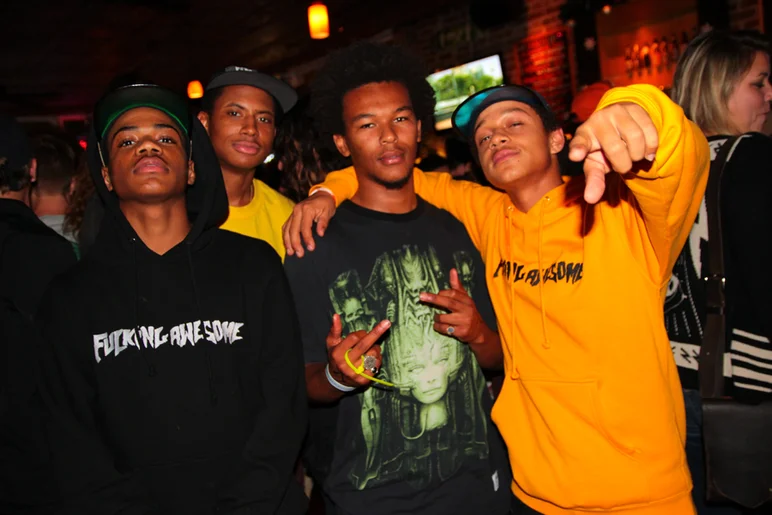 <!--ta14-sn-->
Fucking Awesome was here all weekend, and Ishod Wair hopped in the photo.  Tyshawn Jones, Ishod Wair, Nakel Smith, Kevin Bradley.