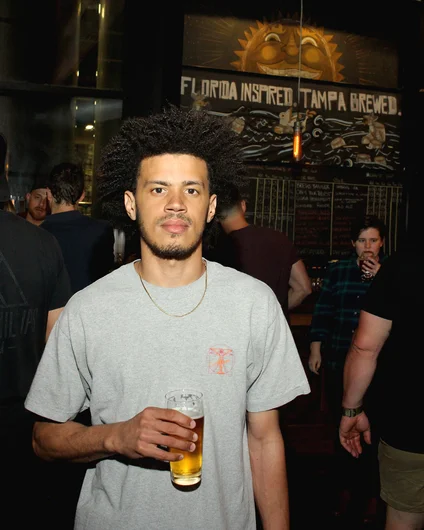 <!--coppertailphotos-->

George Goldberg came thru for a brew. One dollar from every beer went straight to Boards for Bros so we were getting tipsy for a good cause.
