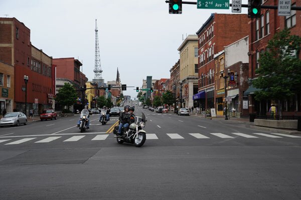 My office: main intersection in downtown Nashville