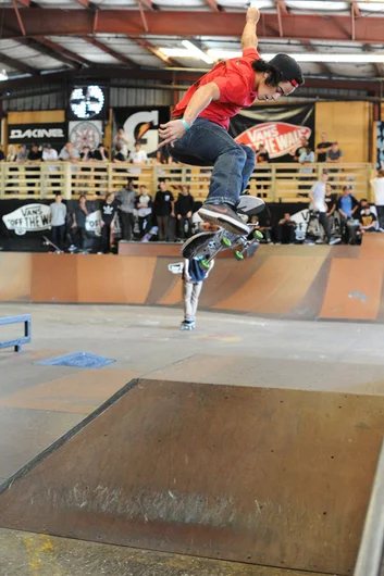 Jake Sykes has a damn good looking switch heel.<!-- Clash of the Crews 2013 Presented by Vans -->