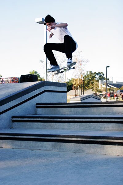 Jata - nollie 180 down the Baton Rouge park’s big