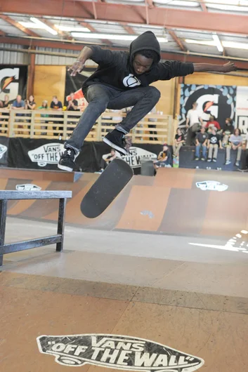 Anthony Henderson - 360 flip.<!-- Clash of the Crews 2013 Presented by Vans -->