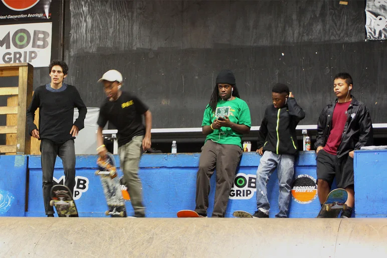 <!--noveotm16-->

First Fridays at SPoT is now Free Fridays! As a token of thanks to all our customers who keep us rolling, we do a free skate day on the first friday of every month, free BBQ, and a rad skate video. Here's the session about to heat up on the roll in.