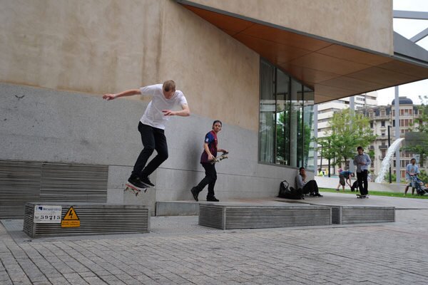 Barcelona: Neil Smith's got a back lip on it