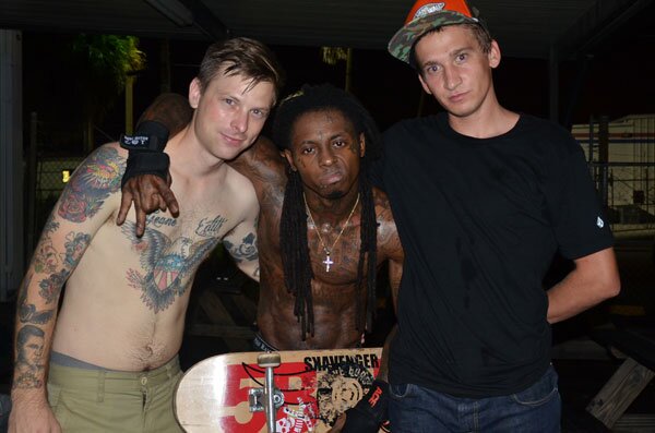 Lil Wayne Skateboarding at Skatepark of Tampa