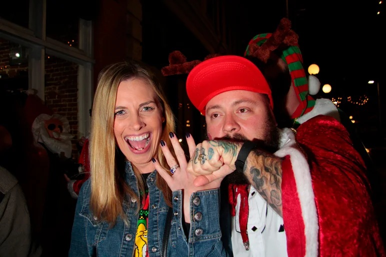 <!--brokexmas15-->

Cool story, these two got engaged here last year. Match made in heaven (aka The Bricks).