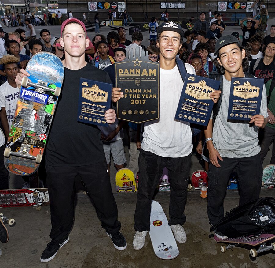 2017 Damn Am NYC - Finals & Indy Best Trick Photos