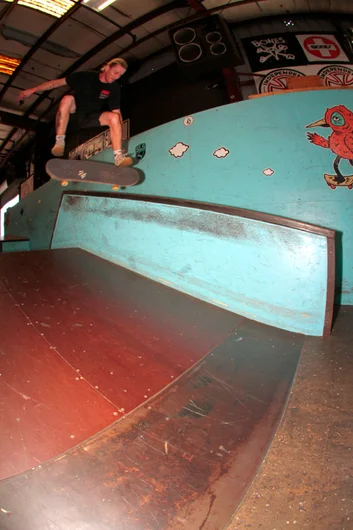 <!--ahday16cons-->

Tim Geiger, The Maintenance Commander, is better at skating than he is at maintenance; and he destroys maintenance. Kickflip Noseslide.