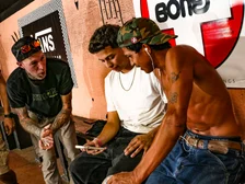 Dustin gives the boy