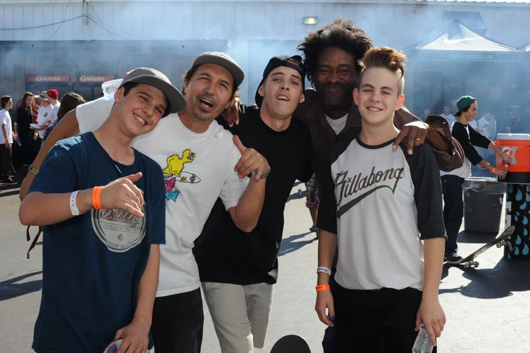 The Billabong crew: Manchild, Craig, Jeffrey Marshall, Rodney Johnson, and Lacey Baker.<!-- Tampa Am 2012 Photos -->