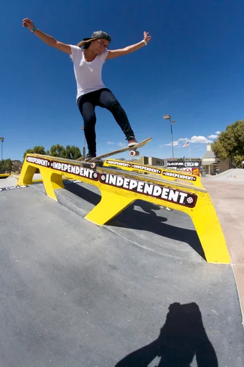 <!--daww-thurs-->

SLS Women's Street League Pro Pamela Rosa handling this backside 5-0 grind. Watch her shred The 2015 SLS Nike SB Super Crown World Championship on Oct. 4th at StreetLeague.com.