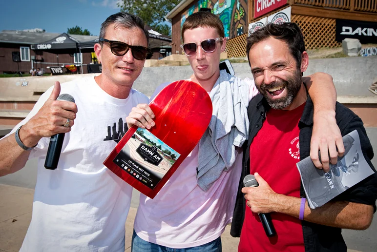 <!--wpa-sat-->

Andrew Grabowski gets 1st in Best Trick with a Switch Frontside Flip 5-oh and is also down with The Jawn!!