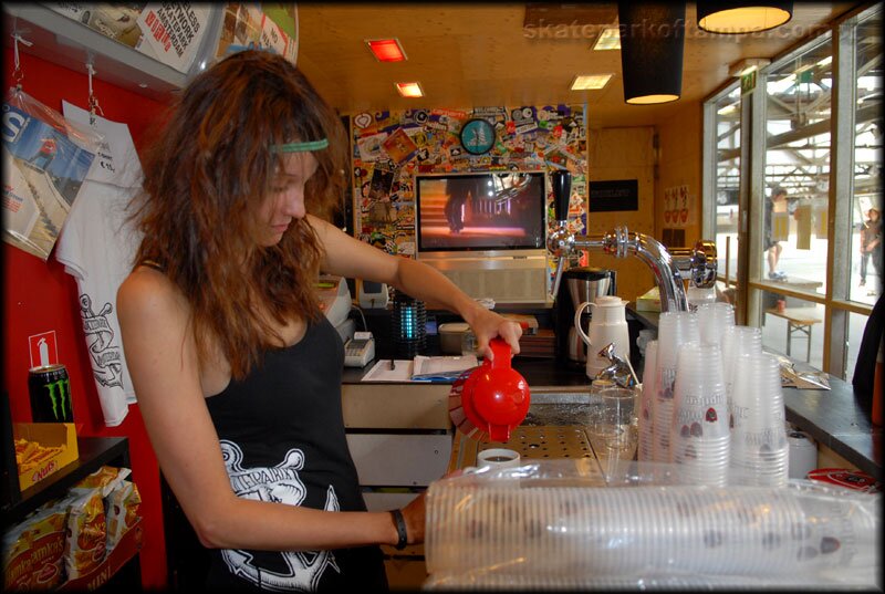 Beer after noon, coffee before noon, skateboarding