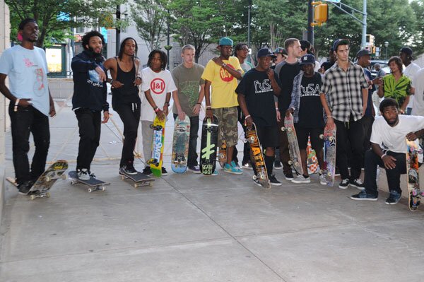 About half of the lineup ready for a clipping