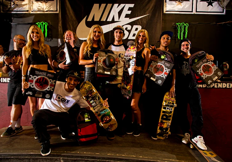 <!--PRO15SATDAY-->

Why do a top three when we can do a top five?!  The more the merrier right?  Only downside is getting everyone to look reasonable for the photo..oh well.  Congrats to the Tampa Pro 2015 Best Trick Winnners.
