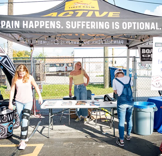 <!--am18openquals-->

We’re backing Tiger Balm and vice versa, that stuff works!