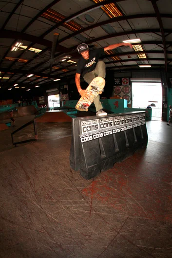 <!--ahday16cons-->

I’d bet my life that Jordi could kick flip into anything. This Kickflip Fastplant proves my point.