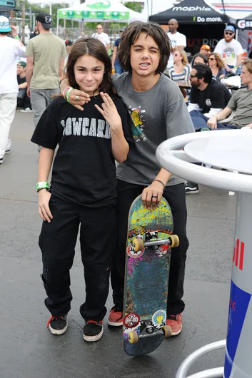 Giancarlo Scalise and Alejandro Burnell, lil' locals.<!-- Tampa Pro 2013 Thursday and Friday -->