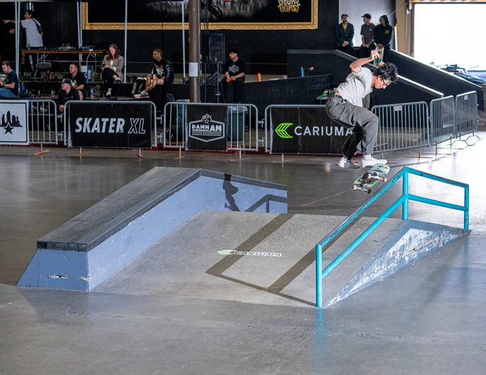 One of my favorite skaters of the weekend. Jimmy Bueno doing his thing with a 270 shuv front board.

<!--damnamla2023-->