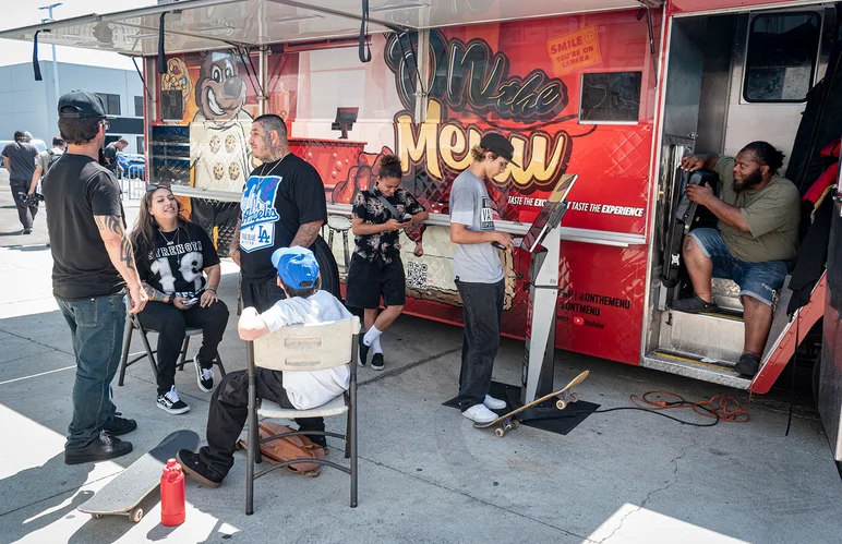 You got pay the foodtruck toll, if you wanna put that food in your hole.

<!--damnamla22practice-->