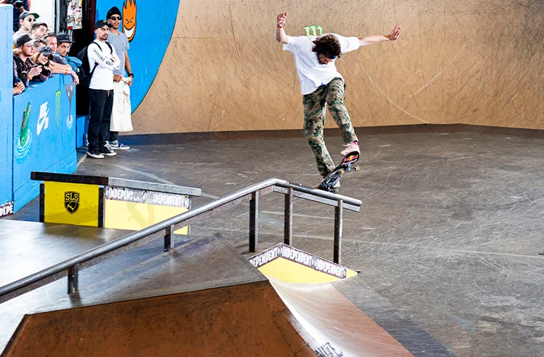 <!--pro17-finals-->

Torey finishes in Top 10 spot with swanky moves like the b/s 180 Fakie Crook down the rail.
